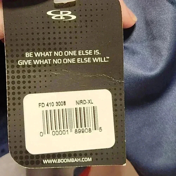 Boombah Youth Size XL Captain America Style Shirt Blue,‎ Red, and White Fitted - Picture 4 of 6